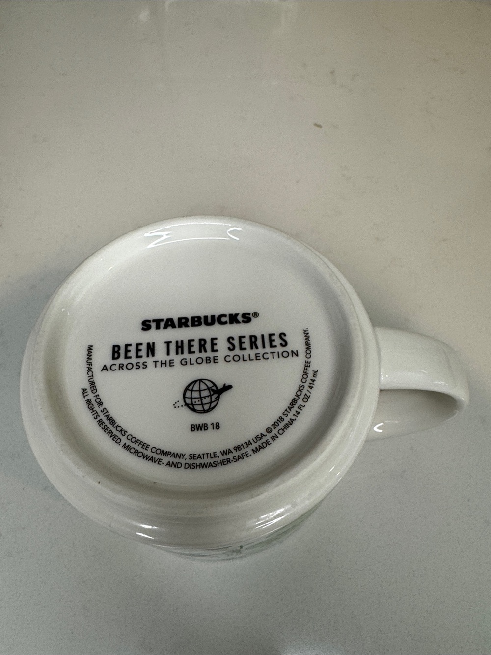 Starbucks Arkansas State Ceramic Mug - Green and Yellow - Picture 8 of 8